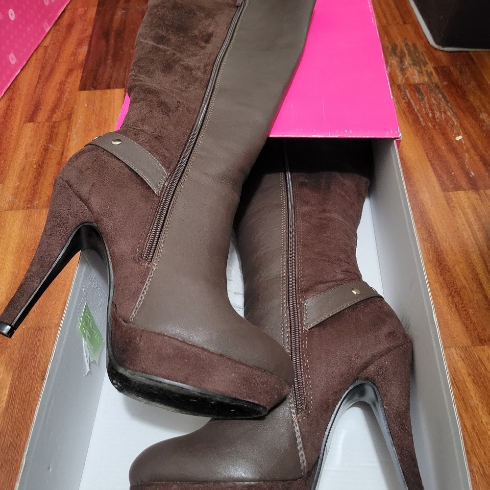 Knee high boots